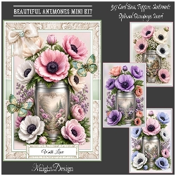 Beautiful Anemones Mini Page Kit