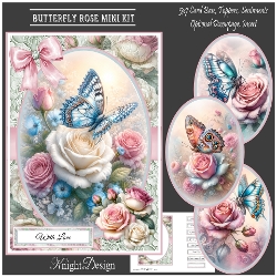 Butterfly Rose Mini Page Kit