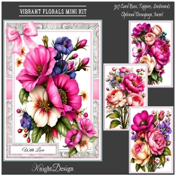 Vibrant Florals Mini Page Kit