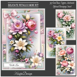 Delicate Petals 2 Mini Page Kit