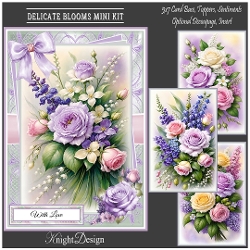 Delicate Blooms Mini Page Kit