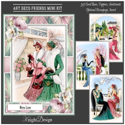 Art Deco Friends Mini Page Kit