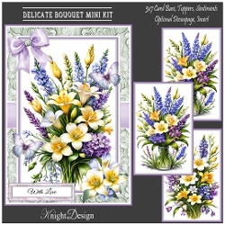 Delicate Bouquet Mini Page Kit