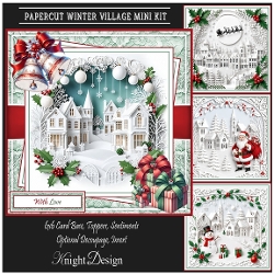 Papercut Winter Village Mini Page Kit 
