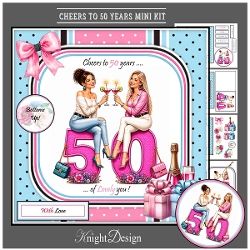 Cheers To 50 Years Mini Kit