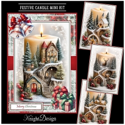 cup1455816_58488 - Festive Candle Mini Page Kit