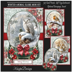 Winter Animal Globe Mini Kit