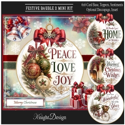 Festive Bauble 2 Mini Page Kit 