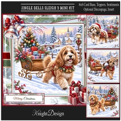Jingle Bells Sleigh 3 Mini Page Kit