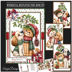 Whimsical Mistletoe Pups Mini Kit 