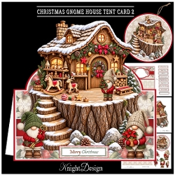 cup1469776_58488 - Christmas Gnome House Tent Card 2 Mini Kit