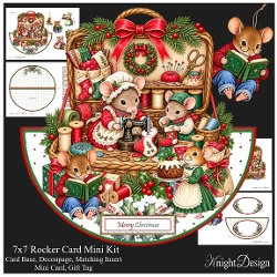 cup1471316_58488 - Festive Mice Rocker Card Mini Kit