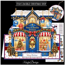cup1471338_58488 - Star & Bauble Christmas Shop Tent Card Mini Kit