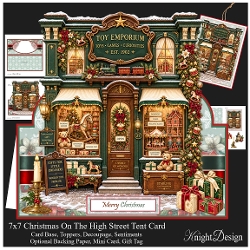 Christmas Toy Shop Tent Card Mini Kit