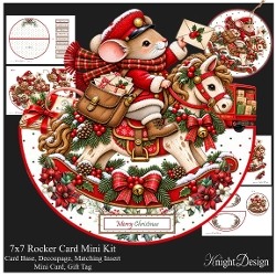 Christmas Post Rocker Card Mini Kit