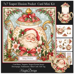 7x7 Teapot Illusion Pocket Card Mini Kit