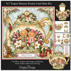 7x7 Teapot Illusion Pocket Card 2 Mini Kit