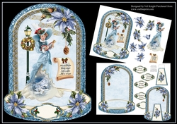 Christmas Silent Night Caroler Mini Page Kit