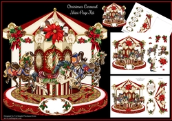 Christmas Carousel - Shaped Mini Page Kit