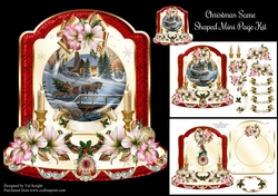 Christmas Scene Mini Page Kit