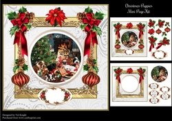 Christmas Puppies Mini Page Kit
