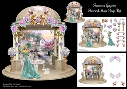 Summer Gazebo Shaped Mini Page Kit
