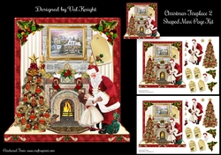 Christmas Fireplace 2 Mini Page Kit
