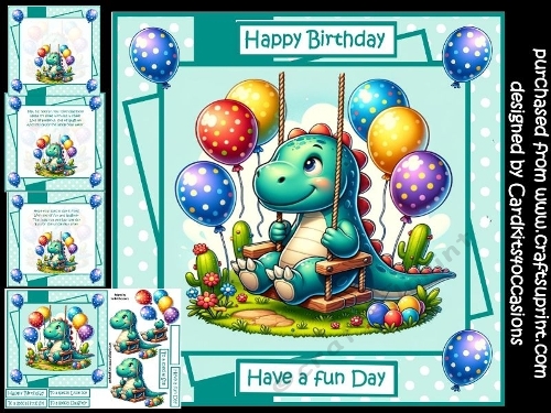 The little swinging Dinosaur