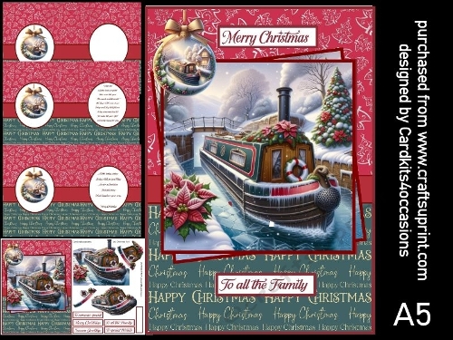 Christmas on the water A5