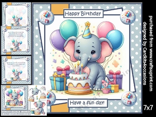 Elephants birthday surprise