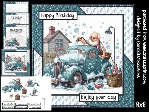 Bubble car Joe 8x8