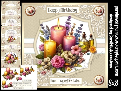 You love your candles 8x8
