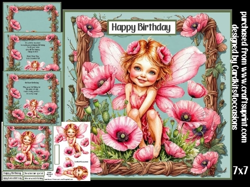 A little Fairy in the poppies
