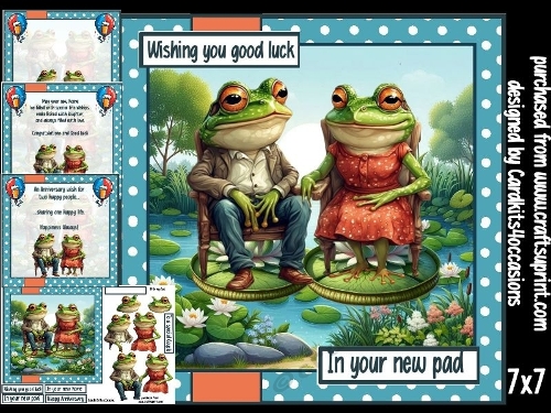The frogs new home