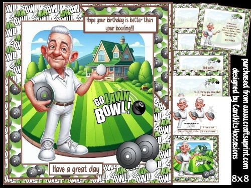 Roll with the bowls 8x8