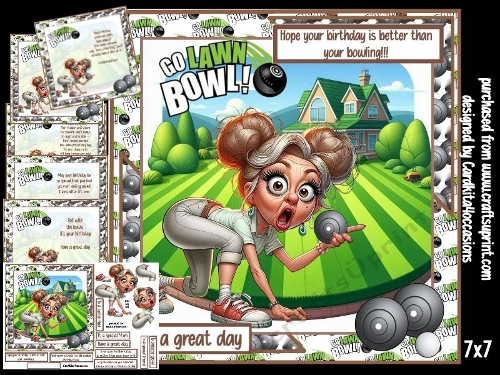 Roll with the bowls female 7x7