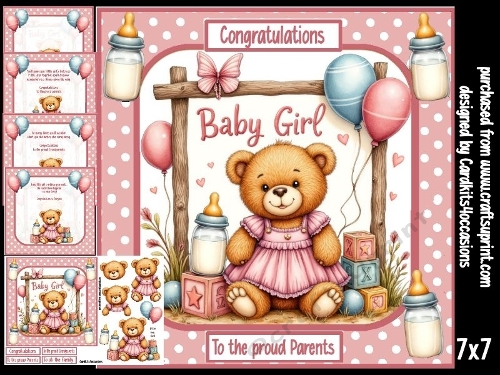 A cute baby girl