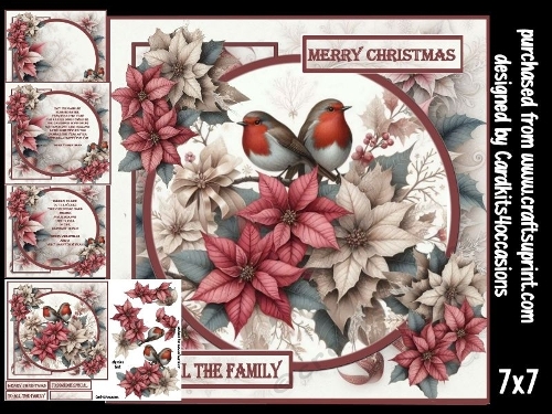 cup1396615_7172 - Poinsettias and Robins