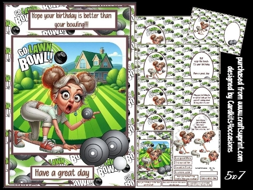 Roll with the bowls 5x7 female