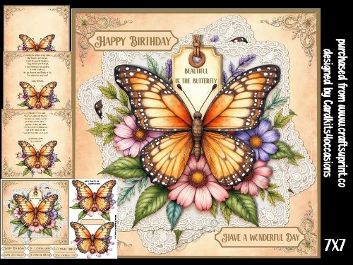 Beautiful is the butterfly