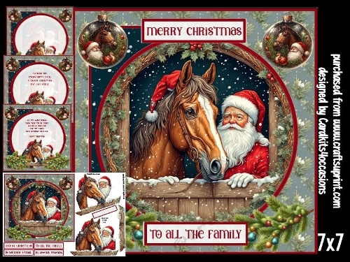 Santa on Horseback