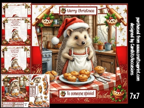 Hedgehog prickles and pies