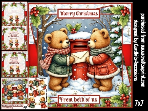 A Christmas card from both of us