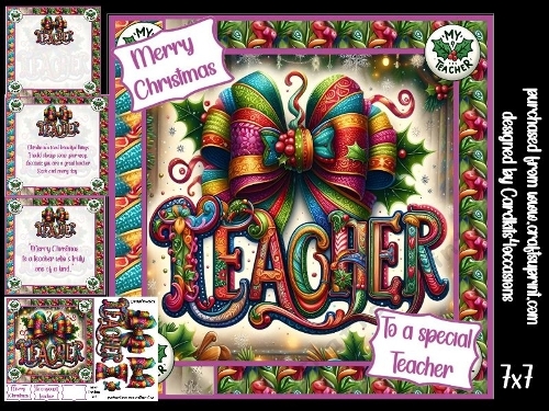 A festive one of a kind teacher