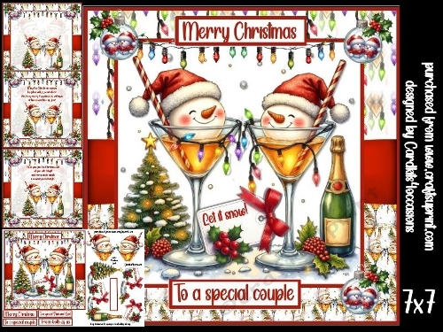 Champagne and snow