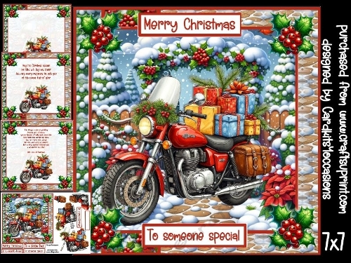 A Festive Motorbike