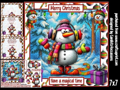 Snowmen love Christmas