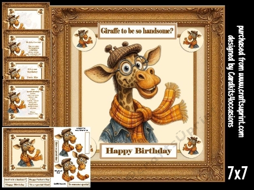Giraffe Celebrates