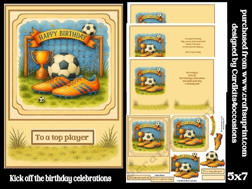 Kick off the birthday celebrations 5x7