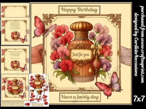 Perfume and sweet peas